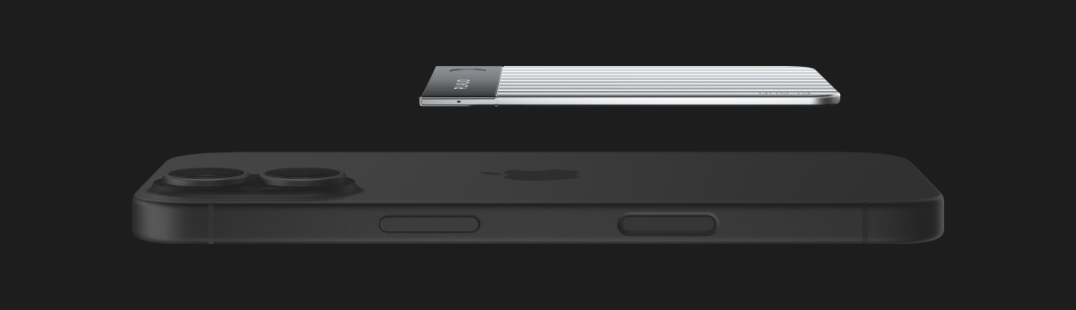 Plaud Note Pro ultra-thin profile beside a phone